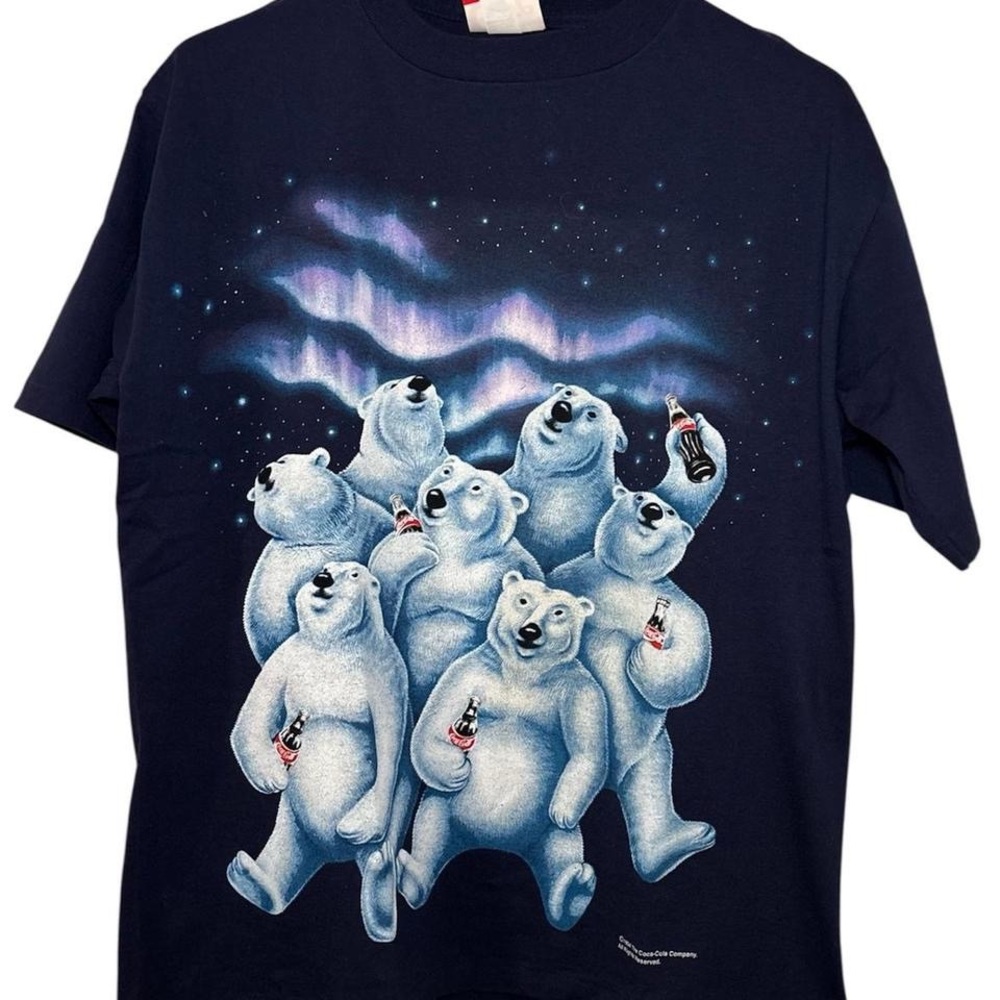 Vintage Coca Cola Polar Bear Graphic Tee
